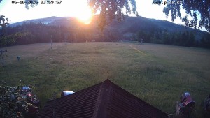 Skiareál Hodonín u Kunštátu - Sjezdovka, panorama východ - 16.6.2026 v 05:00 Skiareál Hodonín u Kunštátu - Sjezdovka, panorama východ - 16.6.2026 v 05:00