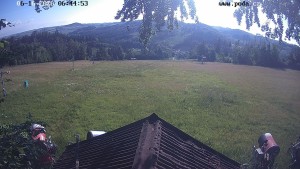 Skiareál Hodonín u Kunštátu - Sjezdovka, panorama východ - 16.6.2026 v 07:45 Skiareál Hodonín u Kunštátu - Sjezdovka, panorama východ - 16.6.2026 v 07:45