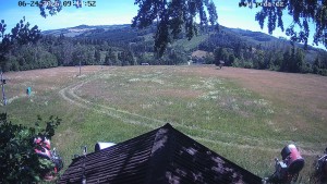 Ośrodek narciarski Hodonín koło Kunštátu - Trasa narciarska, panorama wschodnia - 24.6.2026 v 10:45 Ośrodek narciarski Hodonín koło Kunštátu - Trasa narciarska, panorama wschodnia - 24.6.2026 v 10:45