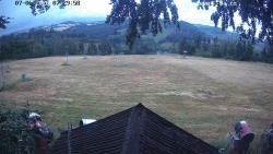 Sjezdovka, panorama východ