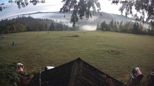 Skigebiet Hodonín bei Kunštát - Skipiste, Ostpanorama - 15.9.2026 v 07:45 Skigebiet Hodonín bei Kunštát - Skipiste, Ostpanorama - 15.9.2026 v 07:45