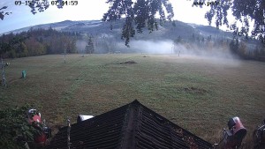 Skigebiet Hodonín bei Kunštát - Skipiste, Ostpanorama - 15.9.2026 v 08:45 Skigebiet Hodonín bei Kunštát - Skipiste, Ostpanorama - 15.9.2026 v 08:45