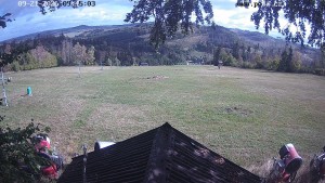Skiareál Hodonín u Kunštátu - Sjezdovka, panorama východ - 21.9.2026 v 10:45 Skiareál Hodonín u Kunštátu - Sjezdovka, panorama východ - 21.9.2026 v 10:45