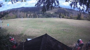 Skiareál Hodonín u Kunštátu - Sjezdovka, panorama východ - 21.9.2026 v 12:45 Skiareál Hodonín u Kunštátu - Sjezdovka, panorama východ - 21.9.2026 v 12:45