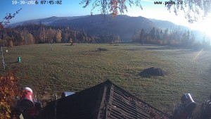 Skigebiet Hodonín bei Kunštát - Skipiste, Ostpanorama - 30.10.2026 v 07:45 Skigebiet Hodonín bei Kunštát - Skipiste, Ostpanorama - 30.10.2026 v 07:45