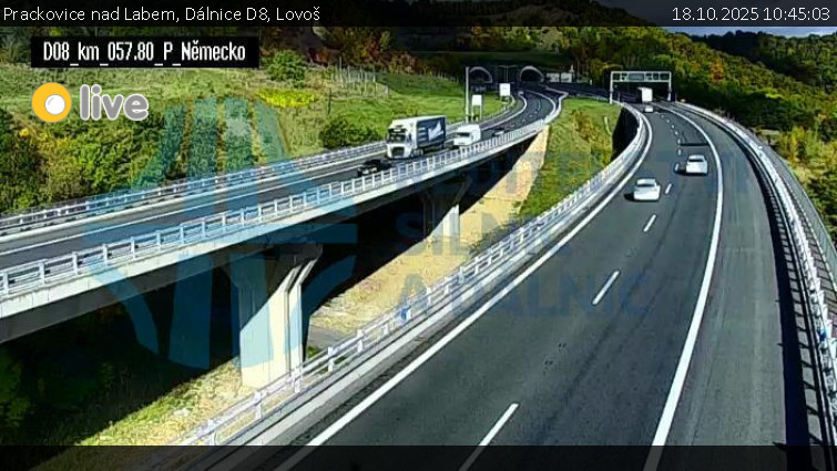 Prackovice nad Labem - Dálnice D8, Lovoš - 18.10.2025 v 10:45 Prackovice nad Labem - Dálnice D8, Lovoš - 18.10.2025 v 10:45