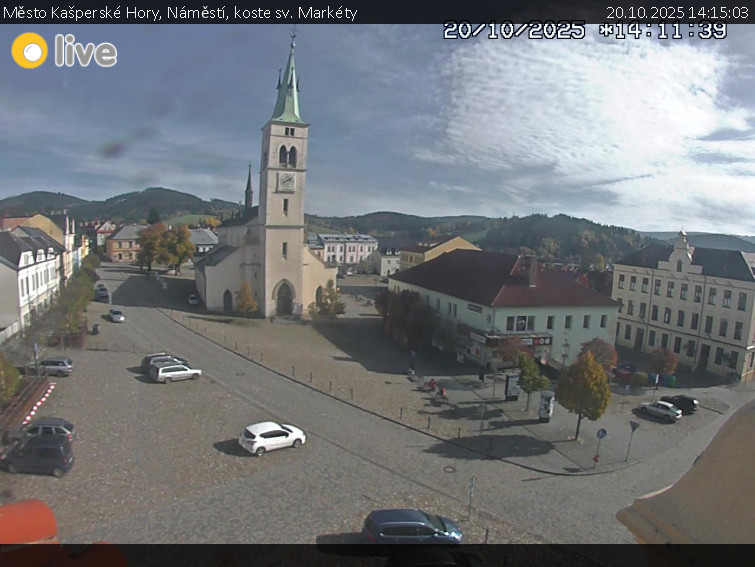 Město Kašperské Hory - Náměstí, koste sv. Markéty - 20.10.2025 v 14:15 Město Kašperské Hory - Náměstí, koste sv. Markéty - 20.10.2025 v 14:15