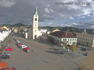 Město Kašperské Hory - Náměstí, koste sv. Markéty - 24.10.2025 v 15:45 Město Kašperské Hory - Náměstí, koste sv. Markéty - 24.10.2025 v 15:45