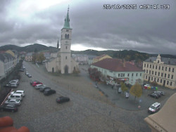 Náměstí, koste sv. Markéty