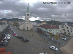 Náměstí, koste sv. Markéty