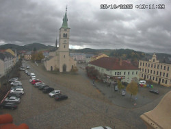 Náměstí, koste sv. Markéty