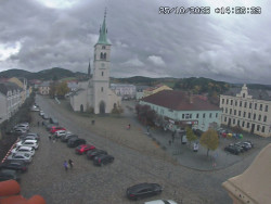 Náměstí, koste sv. Markéty