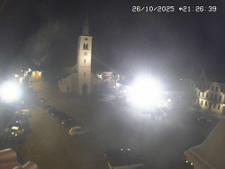 Náměstí, koste sv. Markéty
