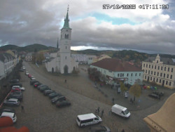 Náměstí, koste sv. Markéty