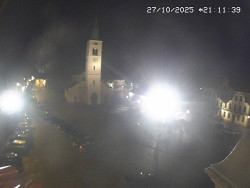 Náměstí, koste sv. Markéty