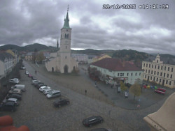 Náměstí, koste sv. Markéty