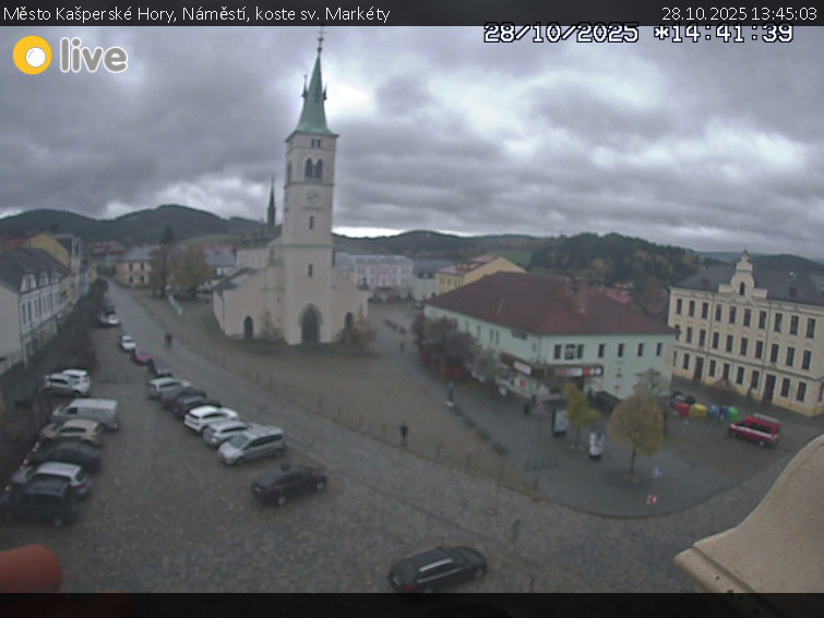 Město Kašperské Hory - Náměstí, koste sv. Markéty - 28.10.2025 v 13:45 Město Kašperské Hory - Náměstí, koste sv. Markéty - 28.10.2025 v 13:45