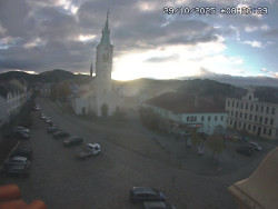 Náměstí, koste sv. Markéty