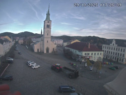 Náměstí, koste sv. Markéty