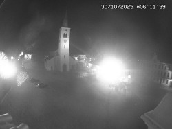 Náměstí, koste sv. Markéty