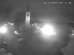 Náměstí, koste sv. Markéty