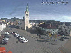 Náměstí, koste sv. Markéty