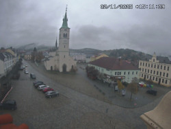 Náměstí, koste sv. Markéty