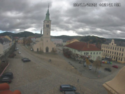 Náměstí, koste sv. Markéty