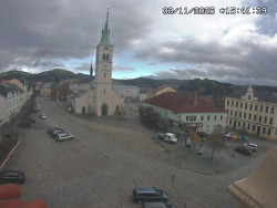 Náměstí, koste sv. Markéty