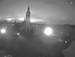 Náměstí, koste sv. Markéty