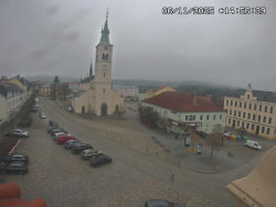 Náměstí, koste sv. Markéty