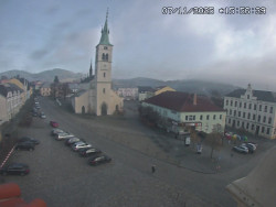 Náměstí, koste sv. Markéty