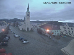 Náměstí, koste sv. Markéty