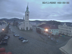 Náměstí, koste sv. Markéty