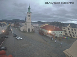 Náměstí, koste sv. Markéty