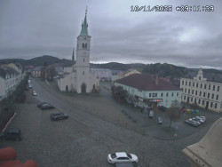 Náměstí, koste sv. Markéty