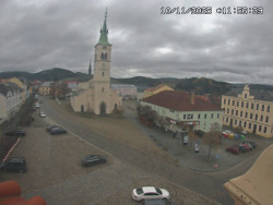 Náměstí, koste sv. Markéty