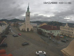 Náměstí, koste sv. Markéty