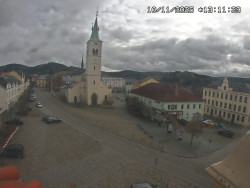 Náměstí, koste sv. Markéty