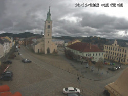 Náměstí, koste sv. Markéty