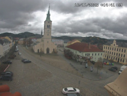 Náměstí, koste sv. Markéty