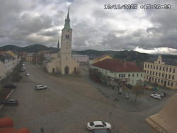 Náměstí, koste sv. Markéty