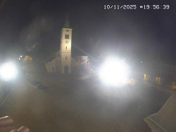 Náměstí, koste sv. Markéty