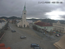 Náměstí, koste sv. Markéty