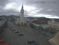 Náměstí, koste sv. Markéty