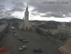 Náměstí, koste sv. Markéty