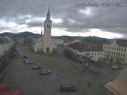 Náměstí, koste sv. Markéty