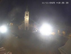 Náměstí, koste sv. Markéty