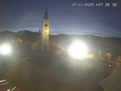 Náměstí, koste sv. Markéty