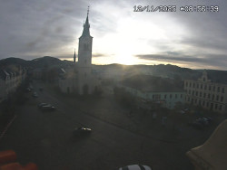 Náměstí, koste sv. Markéty